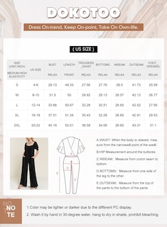 Foto 6 | Mono Dokotoo Lady Dressy De Una Pieza Para Verano De 2025, Talla Grande - Venta Internacional.