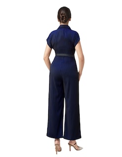 Foto 2 | Jumpsuit Palazzo Casual A Rayas Pantalón Recto