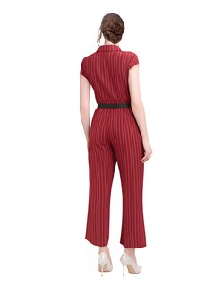 Foto 2 | Jumpsuit Palazzo Casual A Rayas Pantalón Recto