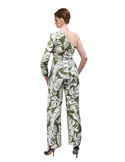 Foto 2 | Jumpsuit Palazzo Casual Una Manga Pantalón Recto