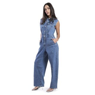 Foto 1 | Jumpsuit De Mezclilla /juvenil, 7055 (mezclilla Medio) Azul