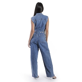 Foto 3 | Jumpsuit De Mezclilla /juvenil, 7055 (mezclilla Medio) Azul