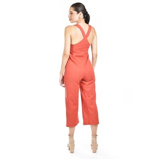 Foto 3 | Jumpsuit Sin Mangas Roman Fashion /juvenil, 7183 (ladrillo) Naranja Oscuro