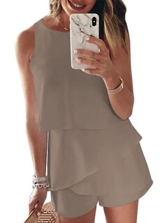 Foto 1 | Romper Dokotoo Fashion 2024 Con Volantes De Verano Con Hombros Descubiertos - Venta Internacional.