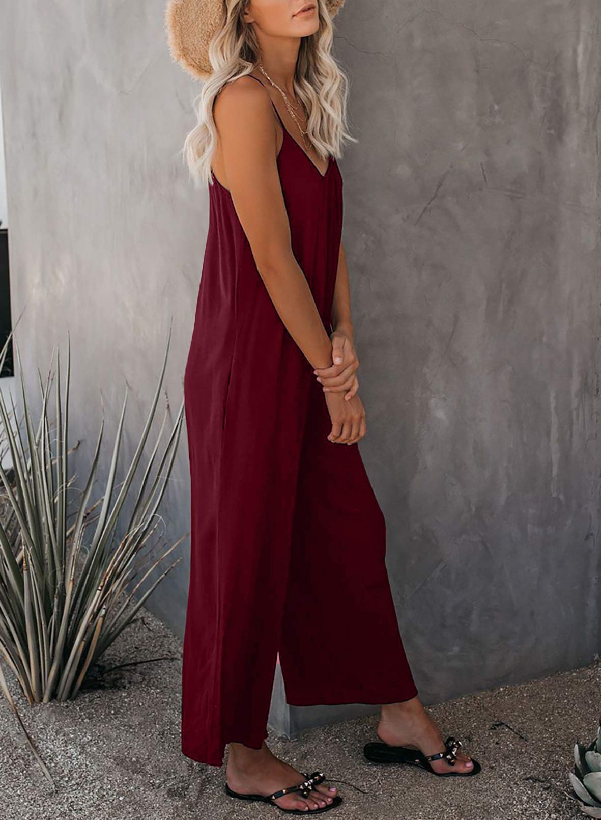 Foto 4 | Mono Happy Sailed Summer Sin Mangas Para Mujer, Color Rojo, Talla L - Venta Internacional.