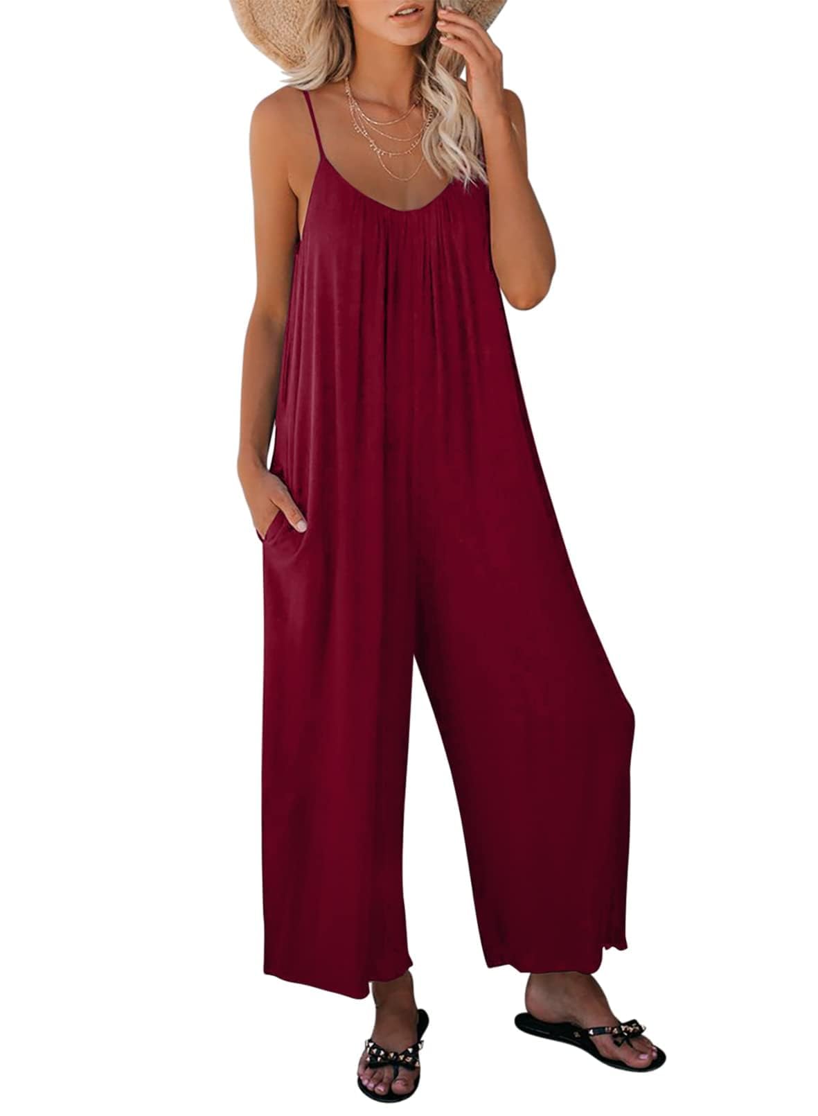 Foto 8 pulgar | Mono Happy Sailed Summer Sin Mangas Para Mujer, Color Rojo, Talla L - Venta Internacional.