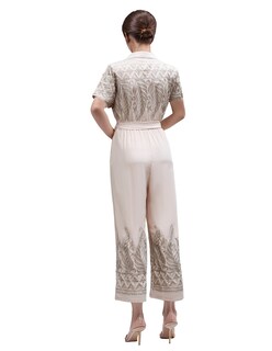Foto 3 | Jumpsuit Casual Bordado Pantalón Recto Coco Moda