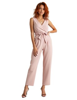 Foto 1 | Jumpsuit De Lino Escote V Pantalón Recto Issachar