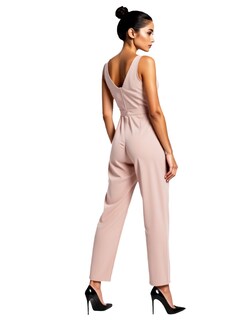 Foto 3 | Jumpsuit De Lino Escote V Pantalón Recto Issachar