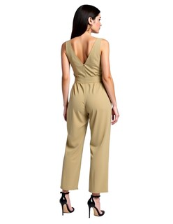 Foto 3 | Jumpsuit De Lino Escote V Pantalón Recto Issachar