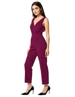 Foto 2 | Jumpsuit De Lino Escote V Pantalón Recto Issachar