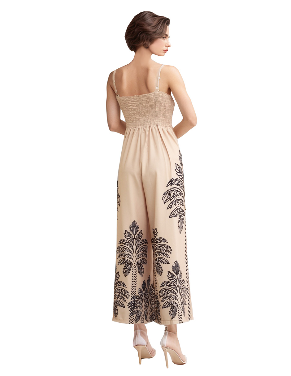Foto 3 | Jumpsuit Casual Pantalón Amplio Tirantes Diseño Floral Coco Moda