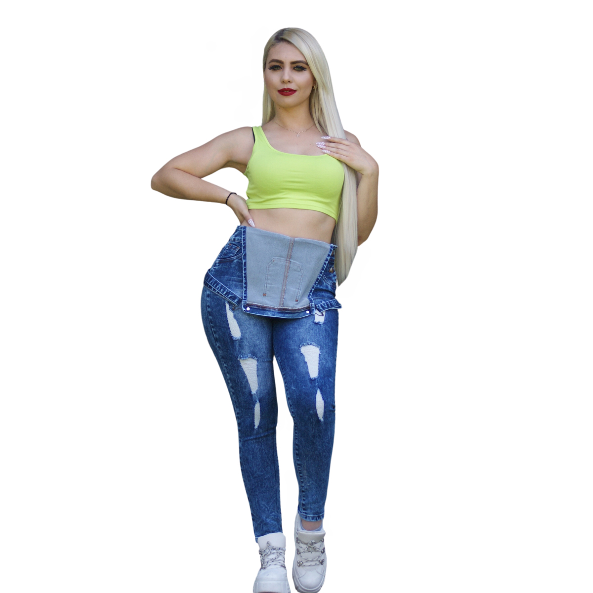 Foto 3 | Jumper Overol Dama Stretch Pineda Jeans