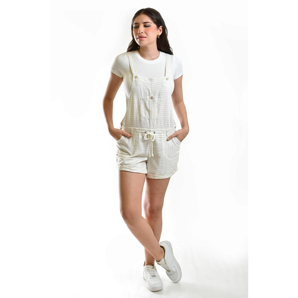 Foto 6 pulgar | Overol Corto Roman Fashion 51783 Beige