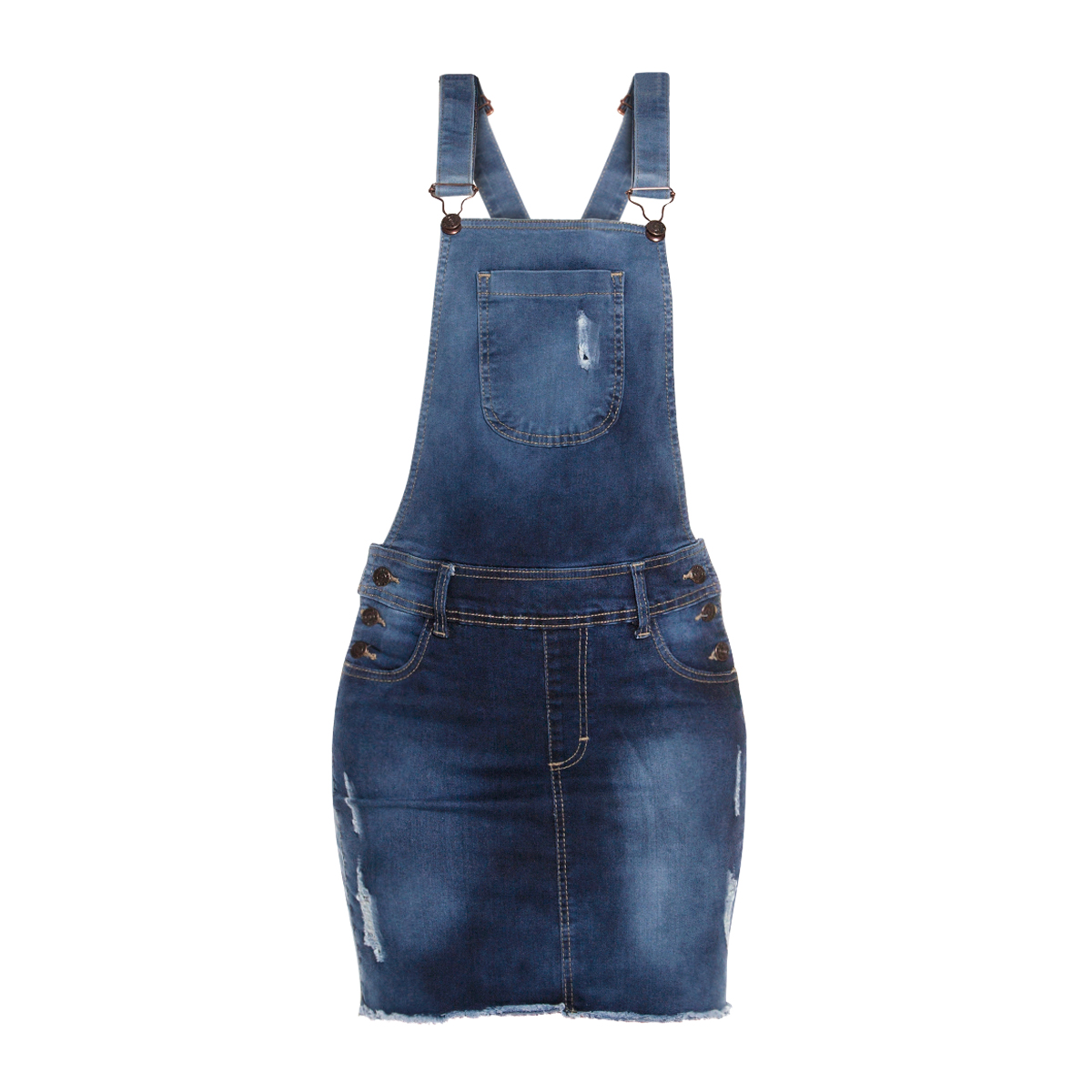 Overol de Mezclilla Stretch Pineda Jeans para Mujer