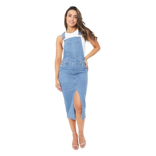 Foto 4 | Jumper Peto Falda Pineda Jeans para Mujer