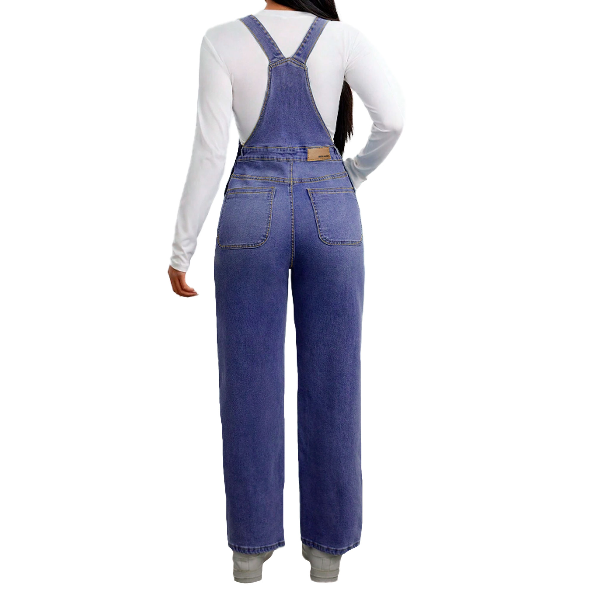 Foto 2 | Overol Recto Britos Jeans Mujer Mezclilla Azul 024776
