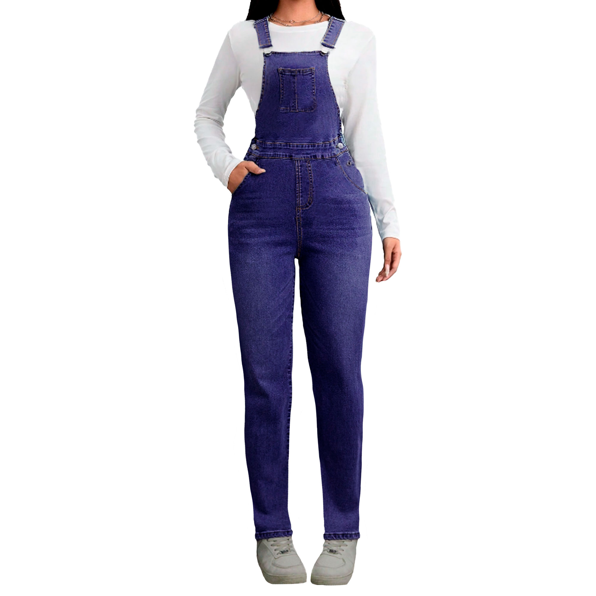 Overol Skinny Britos Jeans Mujer Azul 024775