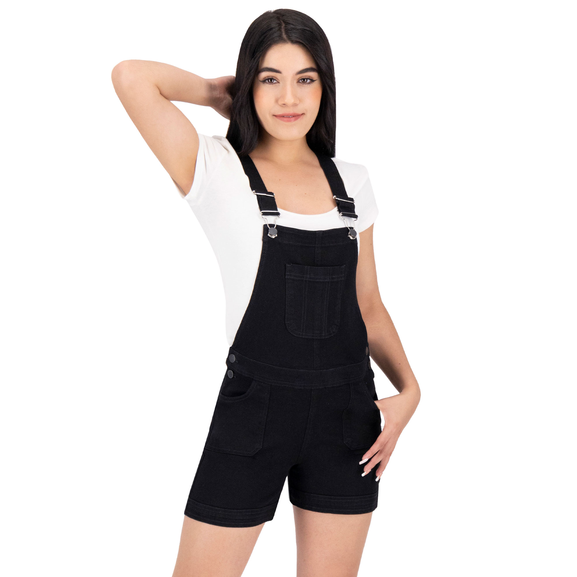 Foto 2 pulgar | Overol Short Britos Jeans Mujer Mezclilla 025665