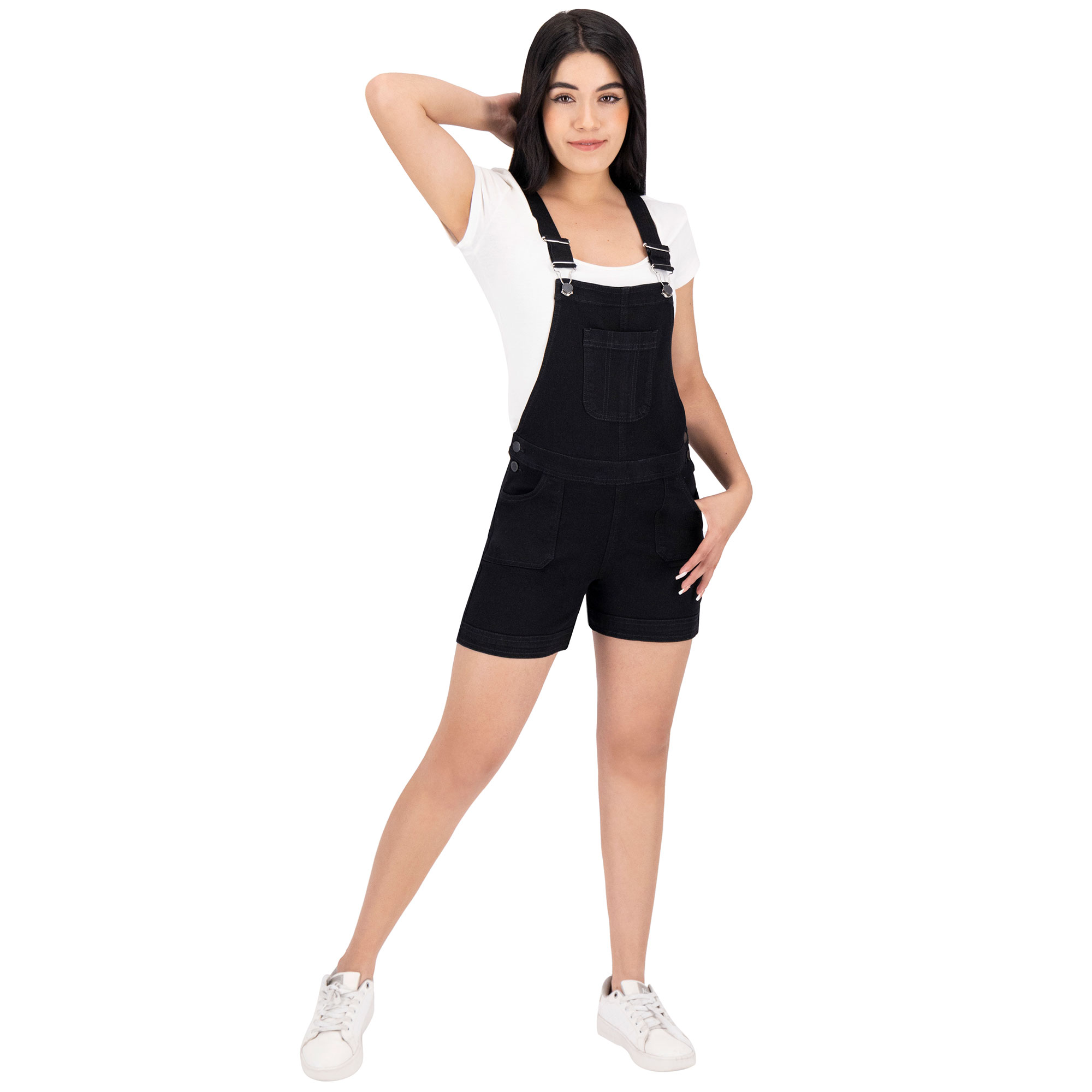 Foto 6 pulgar | Overol Short Britos Jeans Mujer Mezclilla 025665