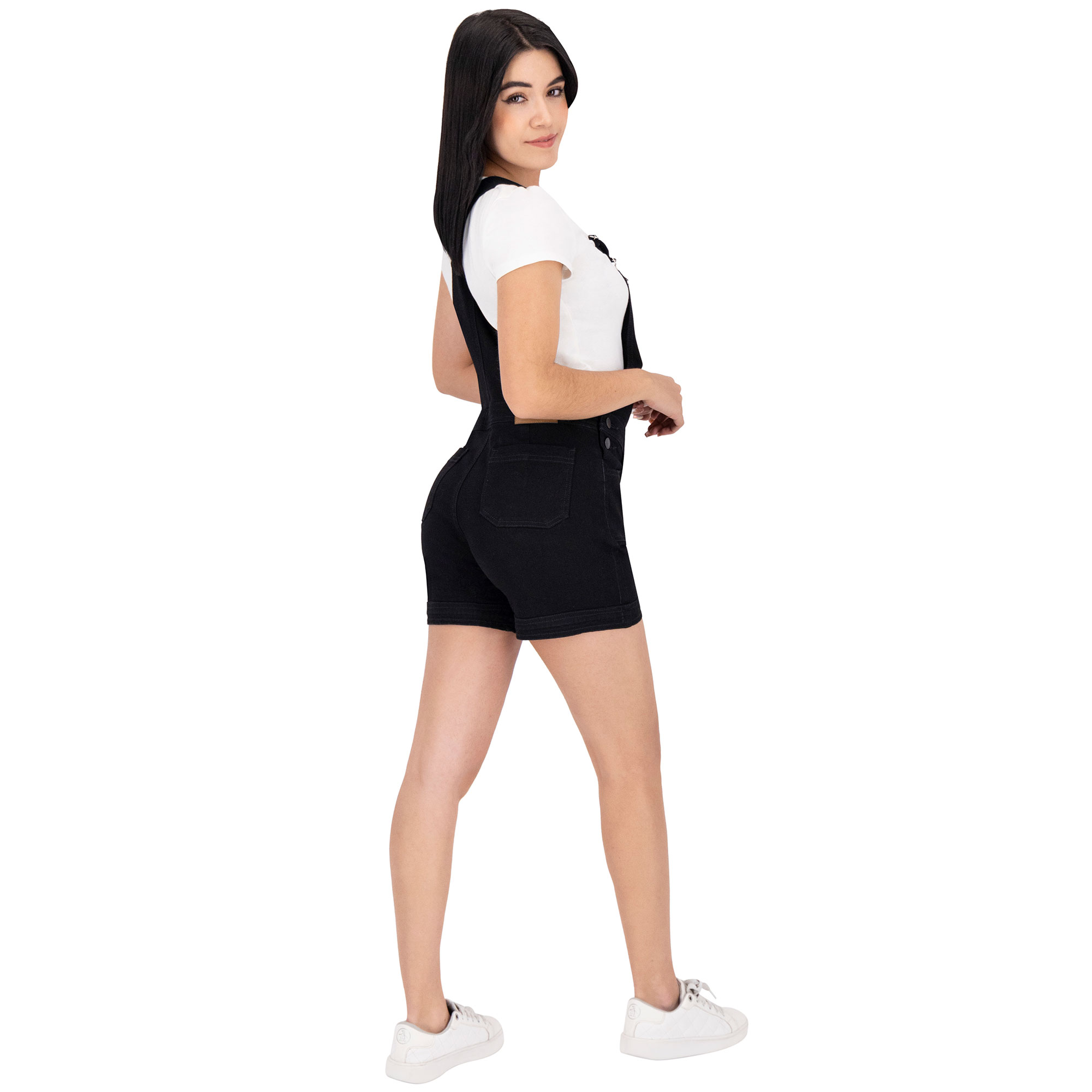 Foto 7 pulgar | Overol Short Britos Jeans Mujer Mezclilla 025665