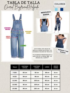 Foto 4 | Overol Jumper De Mezclilla Rigida Para Mujer Estilo Boyfriend Holgado Liso Sin Rasgar Pineda Jeans Azul Stone