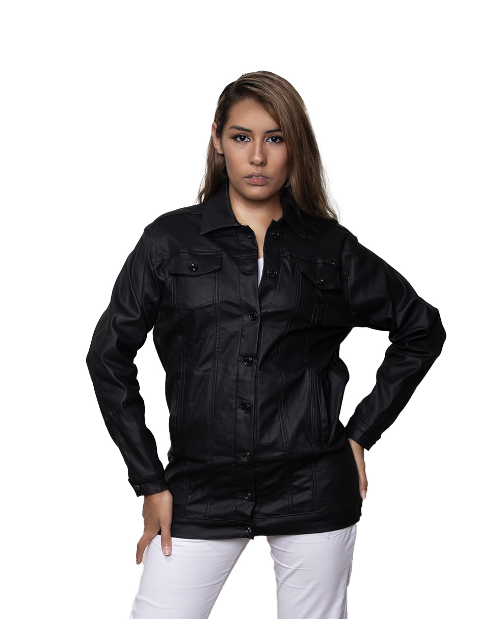 Chamarra Koa Koa color Negro para Mujer