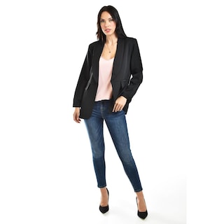 Foto 5 | Blazer Manga 3/4 Roman Fashion Juvenil Negro
