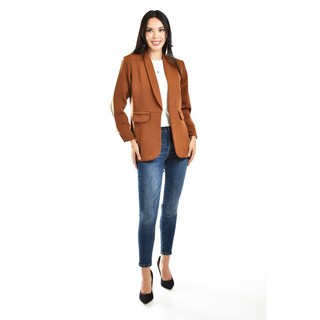 Foto 6 | Blazer Manga 3/4 Roman Fashion /juvenil, 12255 (cafe) Cafe