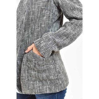 Foto 4 | Blazer Con Textura Roman Fashion /juvenil, 9192 (gris) Gris