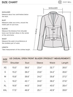 Foto 5 | Blazer Cicy Bell Para Mujer, Casual, Con Frente Abierto, Trabajo Y Oficina, Color Morado - Venta Internacional.