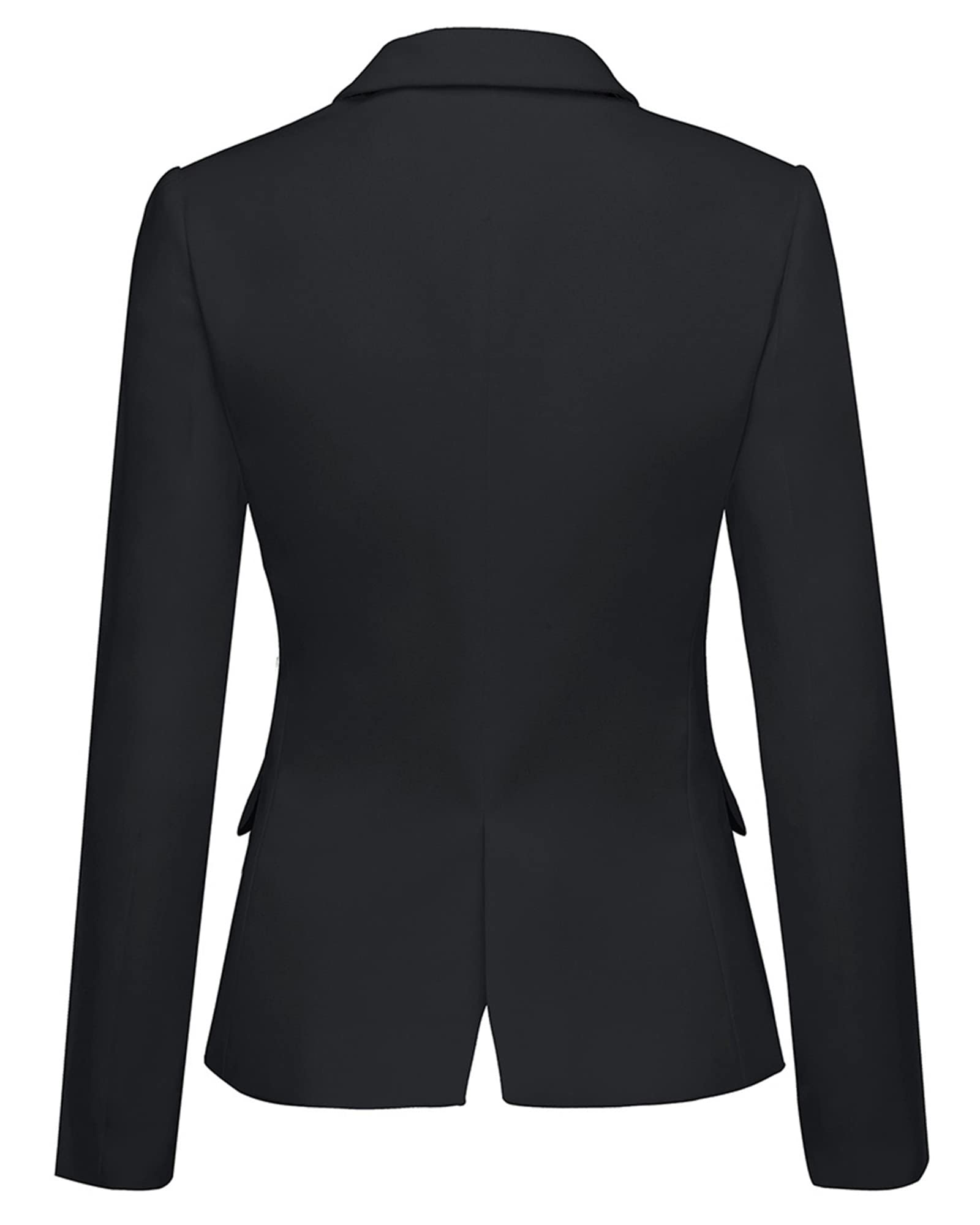 Foto 3 pulgar | Chaqueta Blazer Luvamia Para Mujer Con Solapa Con Muescas, Color Negro, Talla L - Venta Internacional.