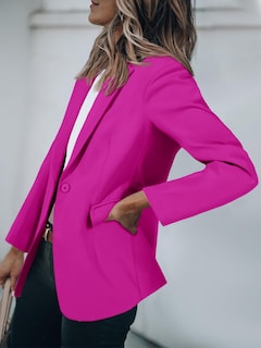 Foto 3 | Blazer Cicy Bell Para Mujer, Casual, Con Frente Abierto, Manga Larga, Rojo - Venta Internacional.