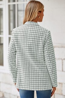 Foto 2 | Blazer Happy Sailed Para Mujer, Cuello Con Solapa Y Doble Botonadura - Venta Internacional.