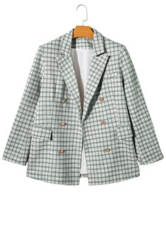 Foto 7 | Blazer Happy Sailed Para Mujer, Cuello Con Solapa Y Doble Botonadura - Venta Internacional.