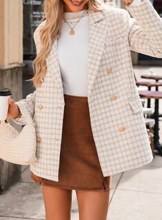 Foto 3 | Blazer Happy Sailed Para Mujer, Tela Tejida, Color Beige, Talla Xl - Venta Internacional.