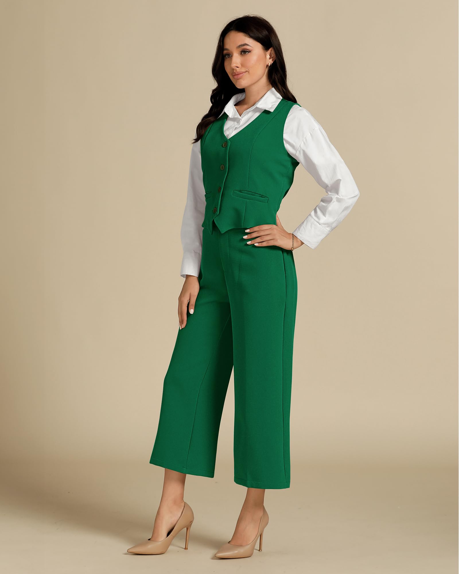Foto 6 pulgar | Conjuntos De Verano De Dos Piezas Luvamia Business Casual Para Mujer - Venta Internacional.