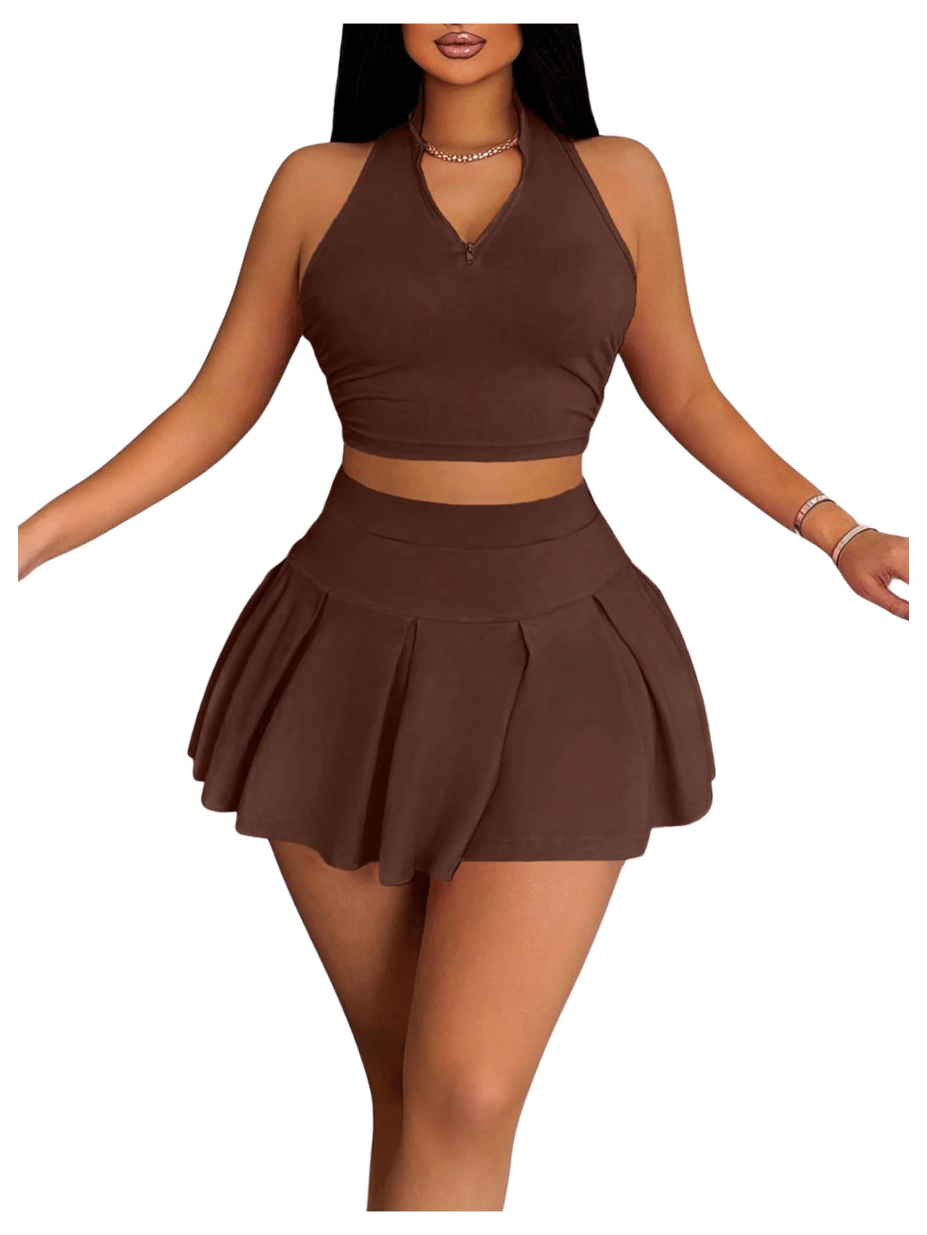 Foto 2 pulgar | Conjunto con Falda Soly Hux para Mujer-Venta Internacional