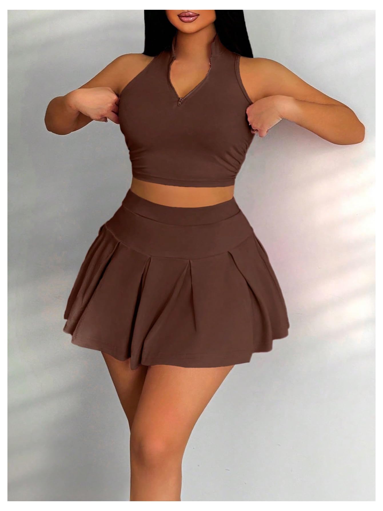 Foto 6 pulgar | Conjunto con Falda Soly Hux para Mujer-Venta Internacional