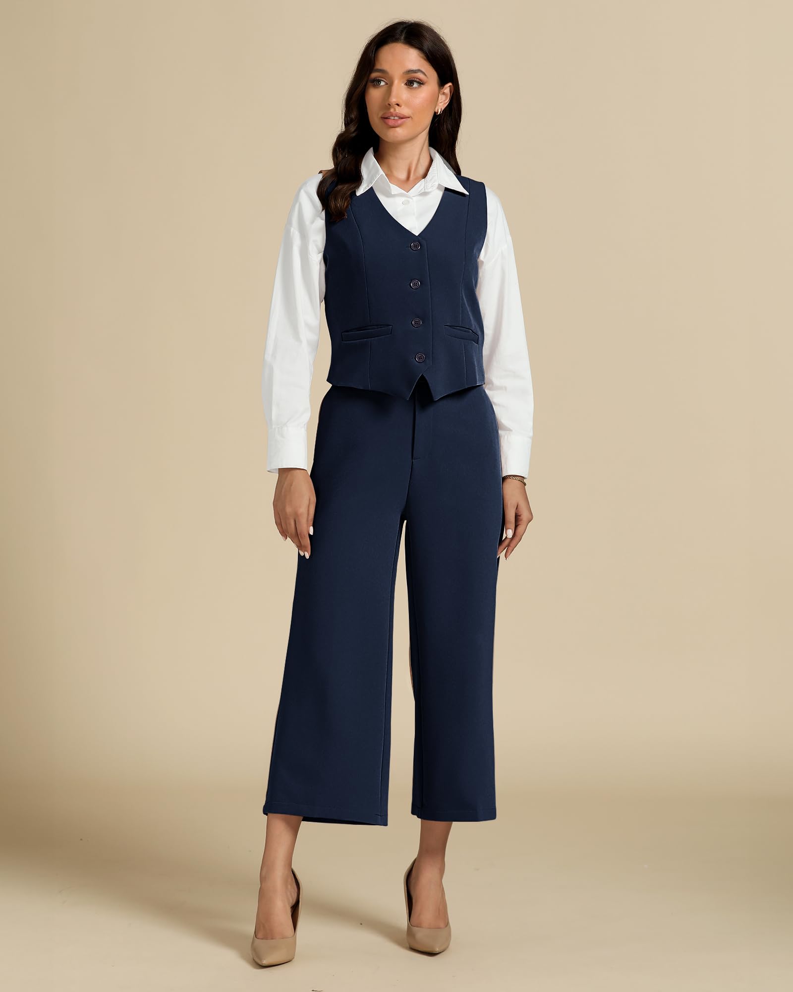 Foto 6 | Conjunto De Ropa Luvamia Summer Para Mujer Azul Oscuro Xl - Venta Internacional.