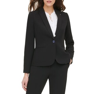 Foto 1 | Chaqueta De Negocios Para Mujer, Modelo Tommy Hilfiger, Modelo Blazer, Talla 12, Color Negro - Venta Internacional.