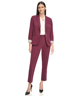 Foto 1 | Chaqueta De Negocios Blazer Tommy Hilfiger Para Mujer Winetasting - Venta Internacional.