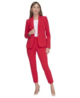 Foto 1 | Chaqueta Tommy Hilfiger Para Mujer, Color Escarlata, Talla 16, Con Un Botón - Venta Internacional.