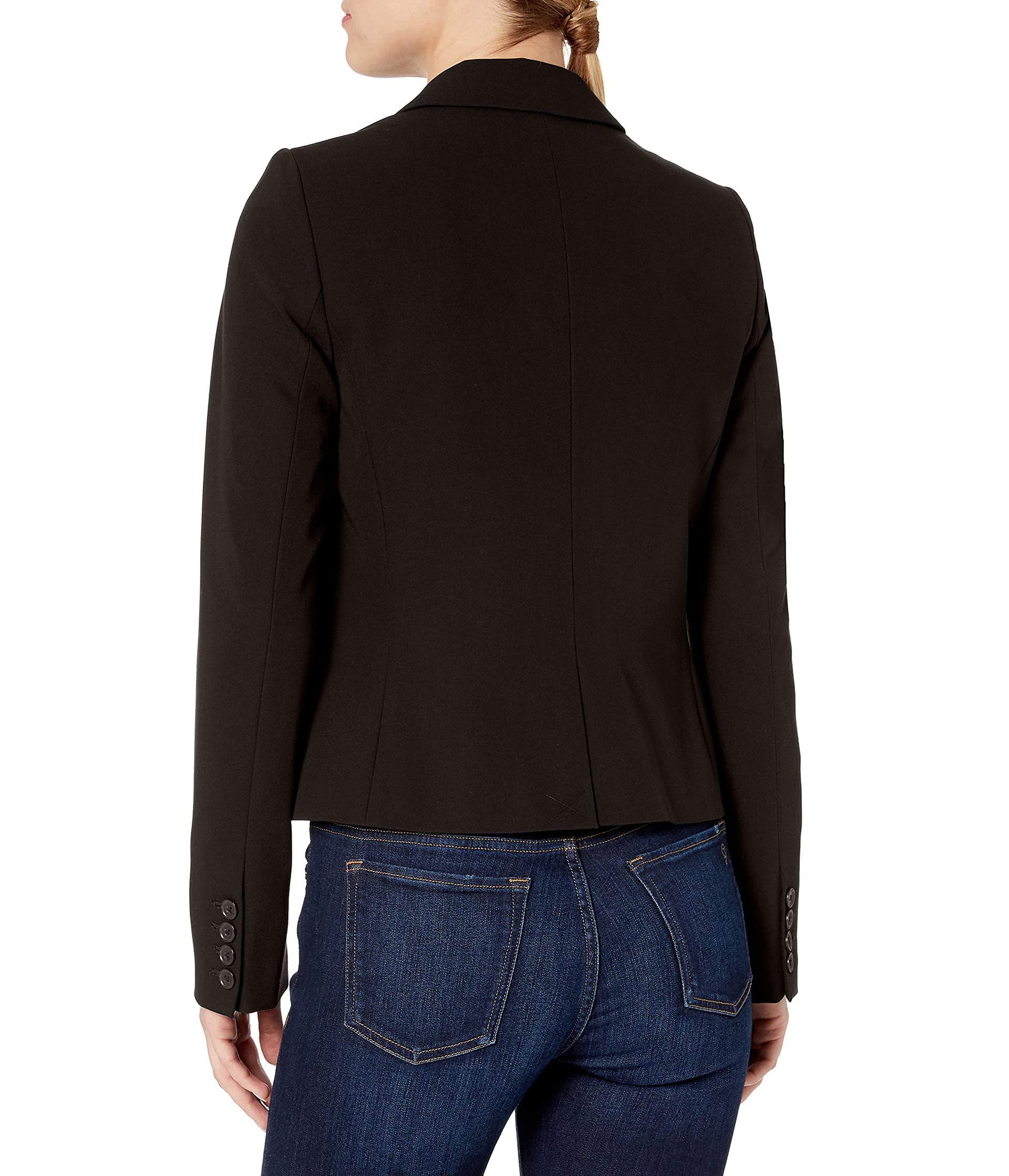 Foto 3 pulgar | Chaqueta Profesional Blazer Tommy Hilfiger Para Mujer, Talla 8, Negra - Venta Internacional.
