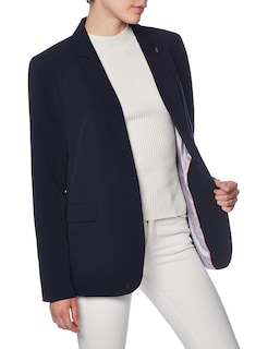 Foto 3 | Chaqueta Tommy Hilfiger Deep Midnight Con Un Botón Para Mujer - Venta Internacional.