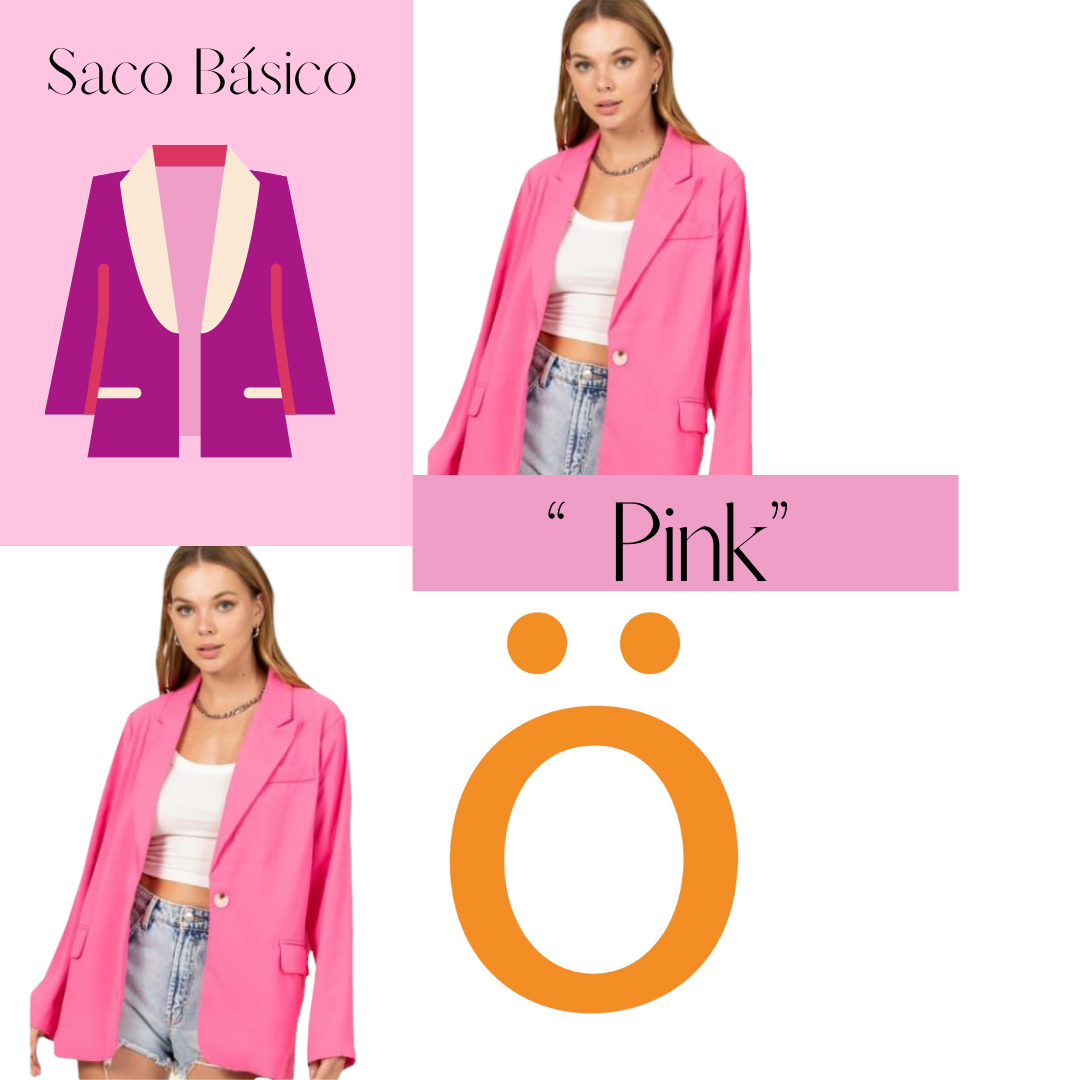 Foto 7 | Saco Color Rosa Para Dama Erivel