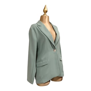 Foto 3 | Saco Color Verde Menta Para Dama Erivel