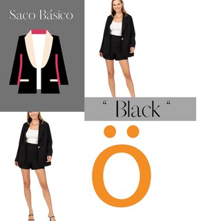 Foto 7 | Saco Para Dama Color Negro Erivel