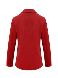 Foto 2 | Blazer Cicy Bell Para Mujer, Manga Larga, Manga Larga, Parte Delantera Abierta, Color Rojo - Venta Internacional.