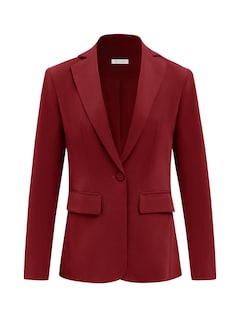 Foto 1 | Blazer Cicy Bell Para Mujer, Manga Larga, Parte Delantera Abierta, Color Burdeos - Venta Internacional.